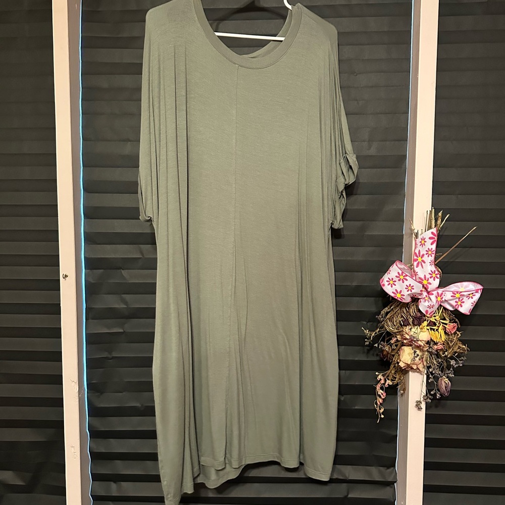 Terra & Sky Green Dress